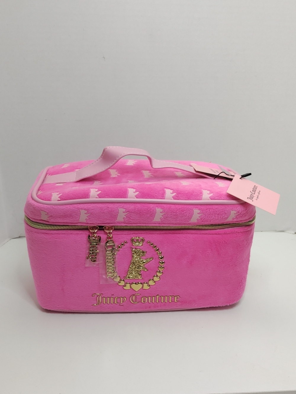 Juicy Couture Pink Kids Travel Case Vanity Bag